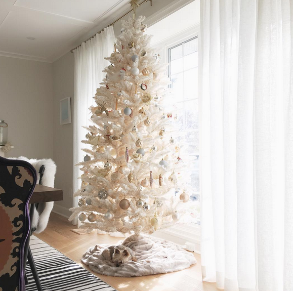 CB2 - December 2020 Lookbook - Feather White Small Tree